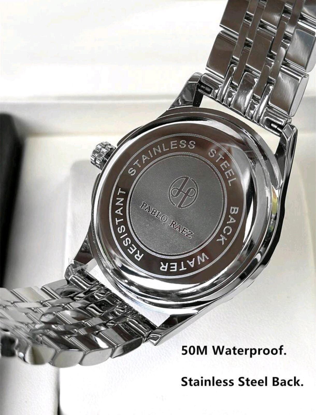 Pablo Raez Stainless Steel Horloge